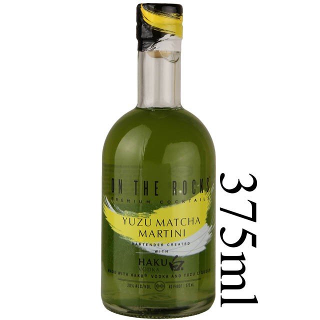 On The Rocks 375ml. Yuzu Matcha Martini